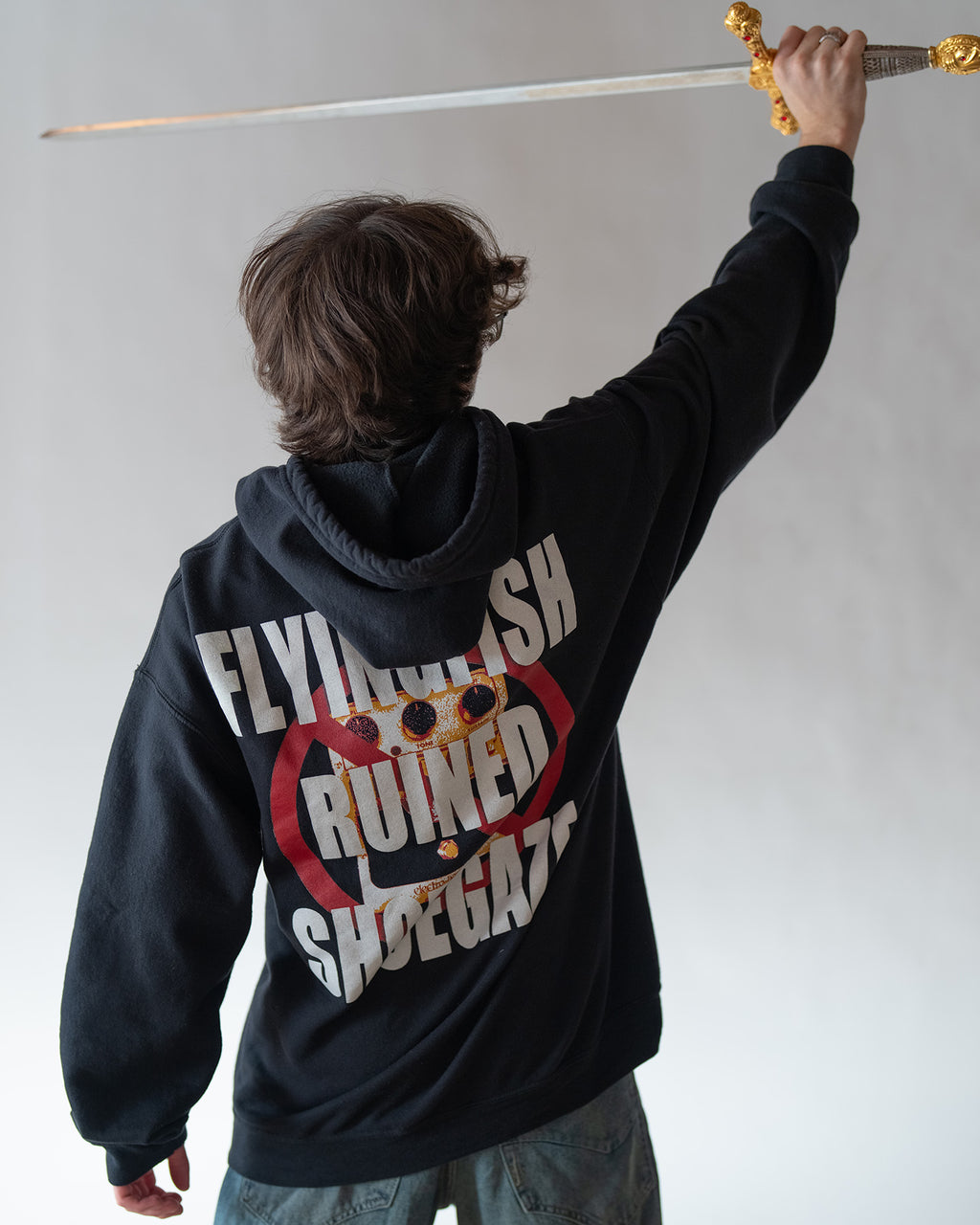 Ruined Shoegaze Zip Up Hoodie
