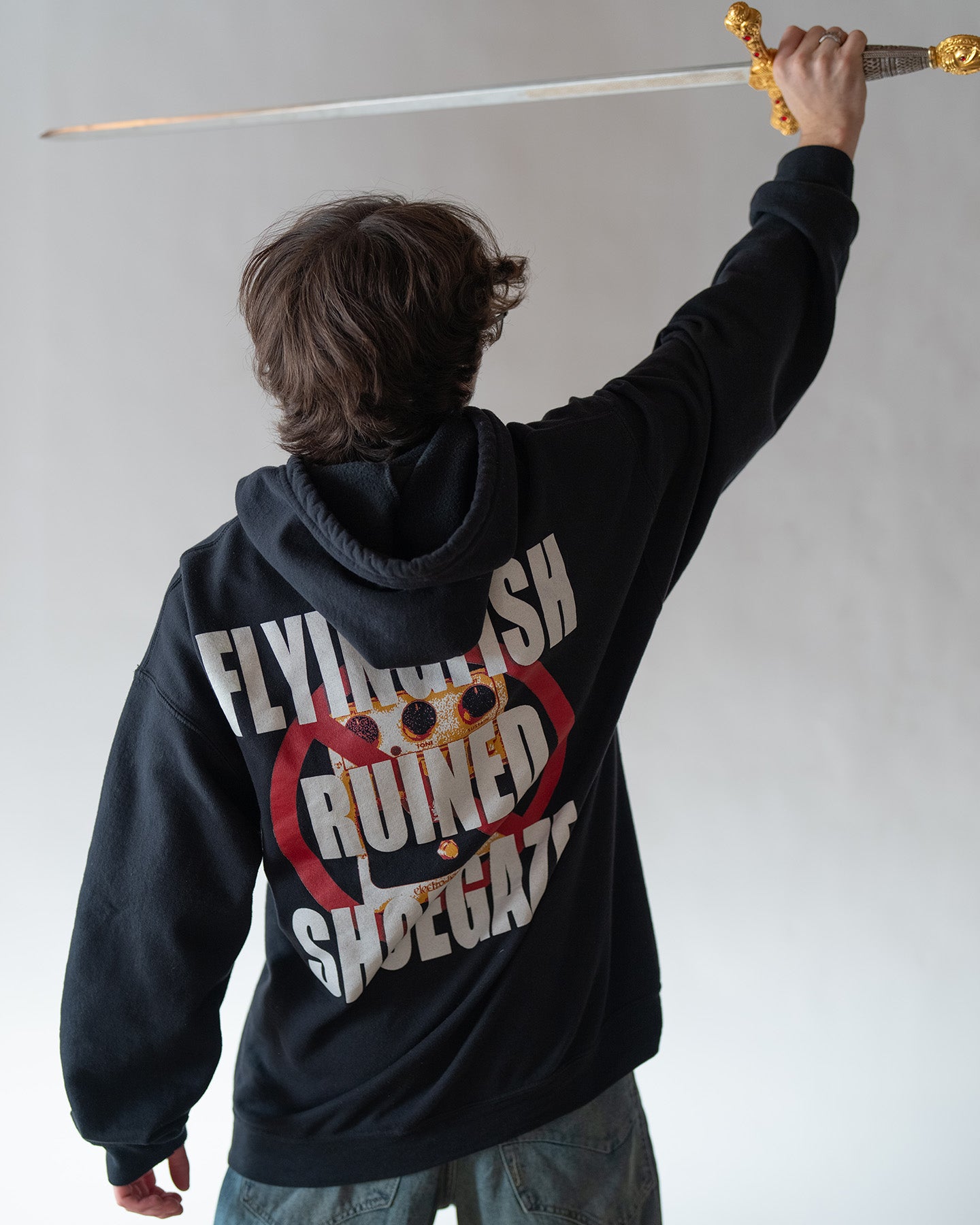 Ruined Shoegaze Zip Up Hoodie